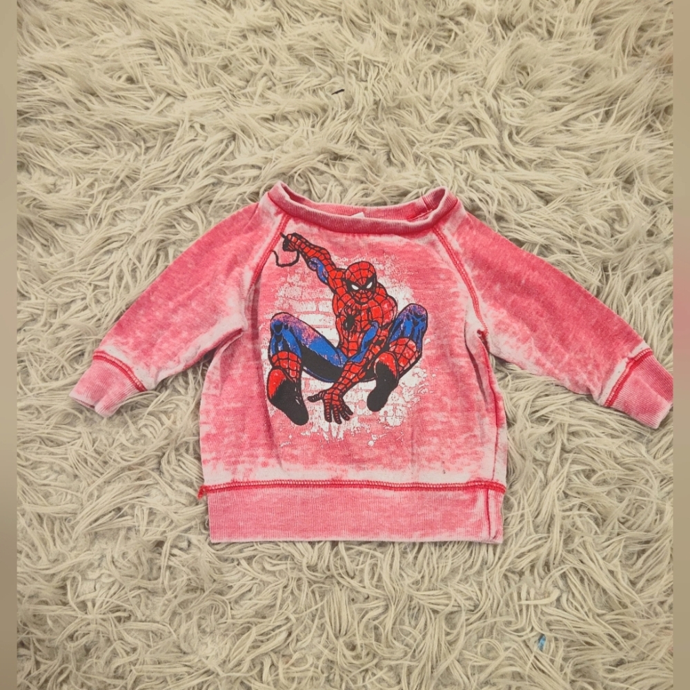 Marvel Infant & Toddler Boys Red Spider-Man Sweatshirt